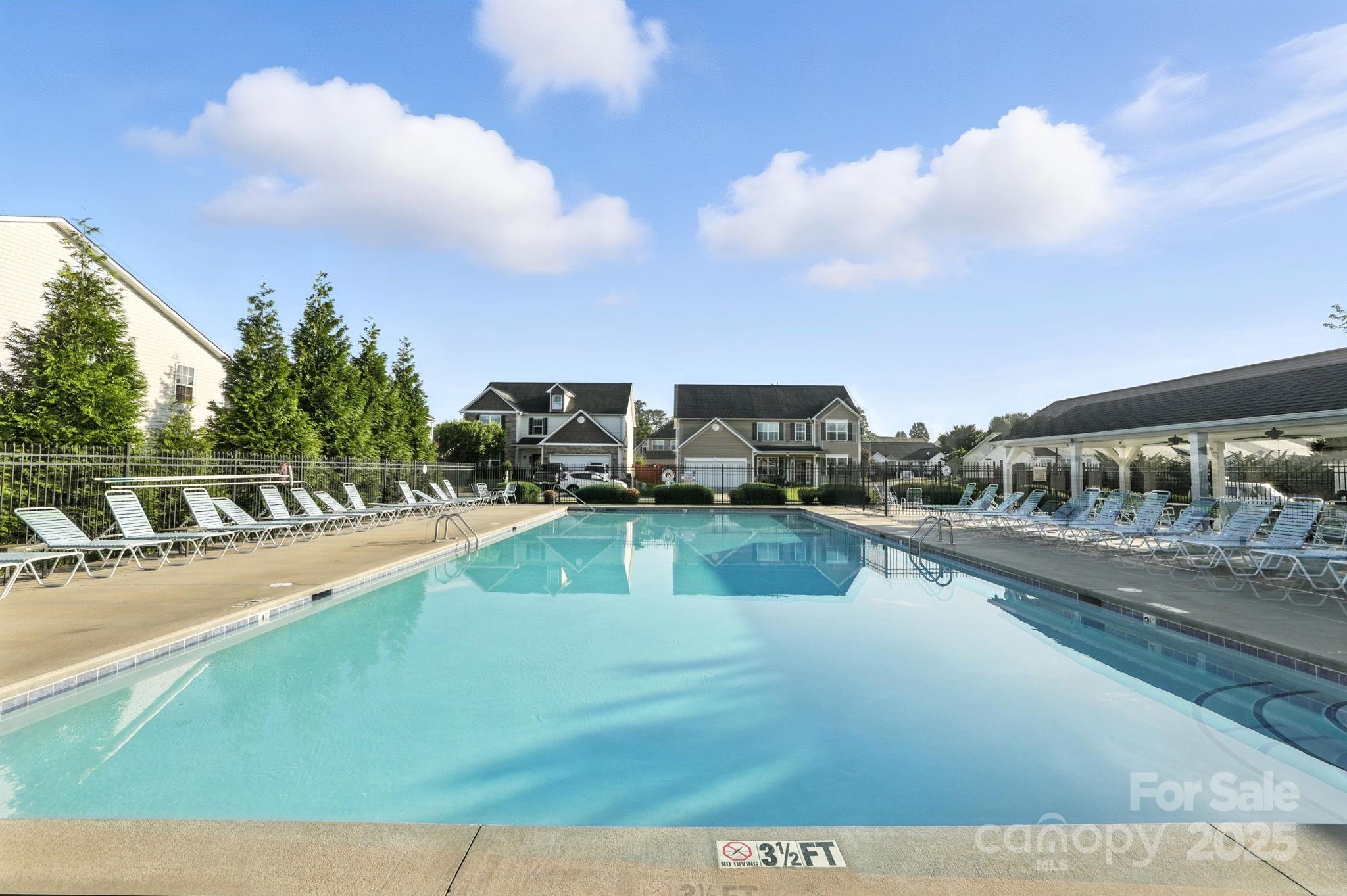 258 Lumber River Road Fletcher, NC 28732 - Photo 39 of 44 a view of a swimming pool