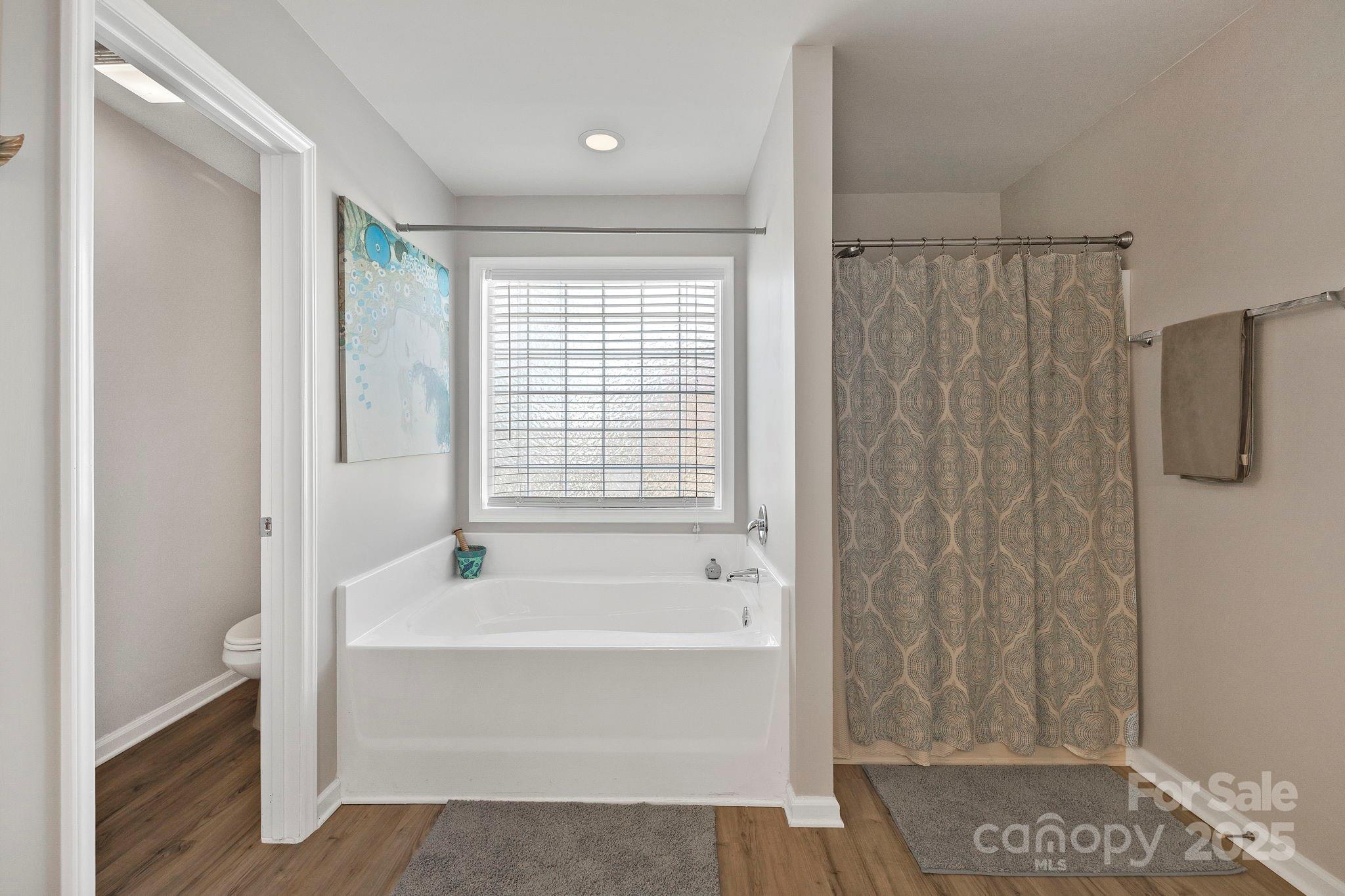 258 Lumber River Road Fletcher, NC 28732 - Photo 42 of 48 a bathroom with a bathtub and shower