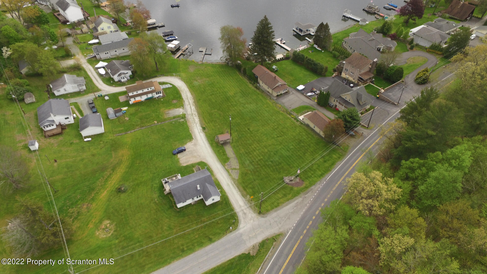 108 Frear Lane Factoryville, PA 18419 - Photo 3 of 9 an aerial view of a residential houses with outdoor space
