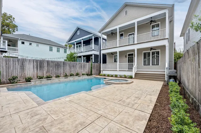 a house view with a garden space