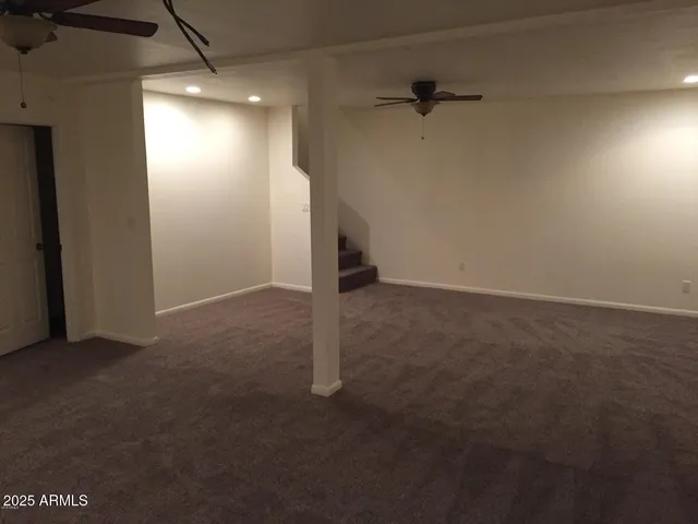 a living room with a window