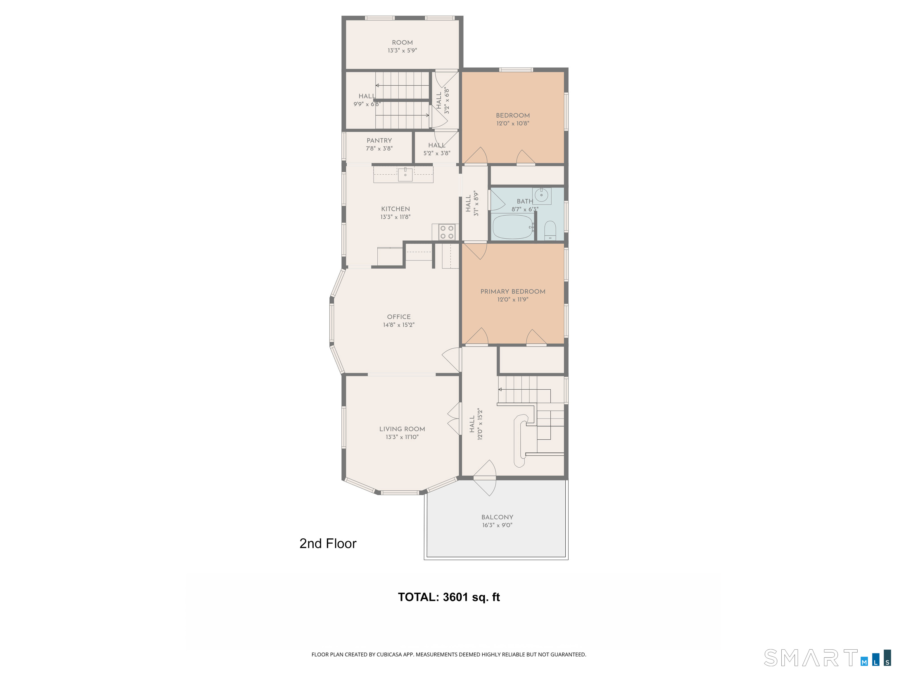 3193 Main Street Bridgeport, CT 06606 - Photo 37 of 39 2nd Floor Plan