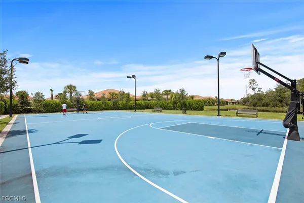 a view of a tennis court