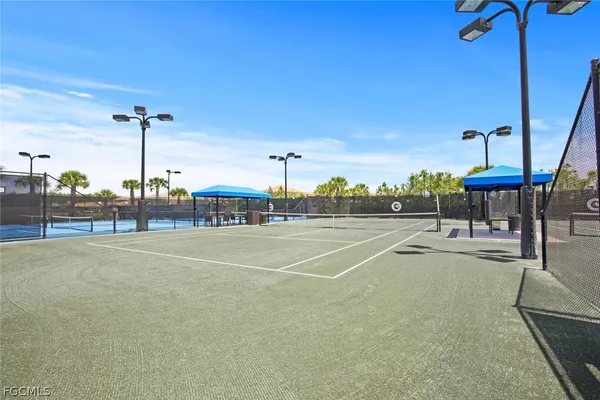 a view of a tennis court