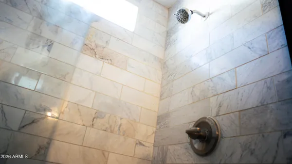 a view of hallway with a living room