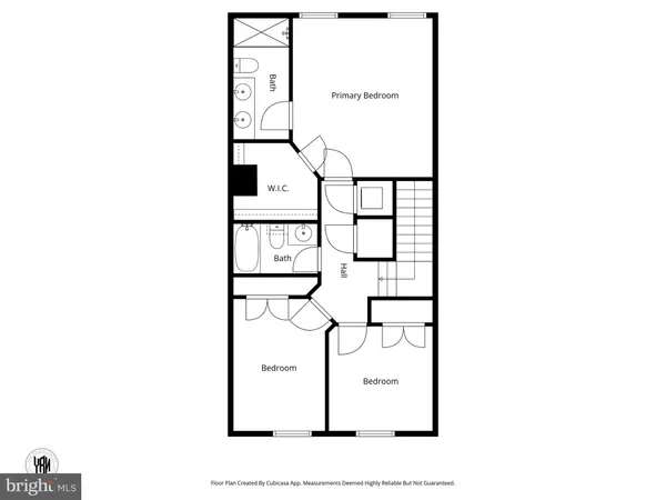 a picture of a bench in a white wall