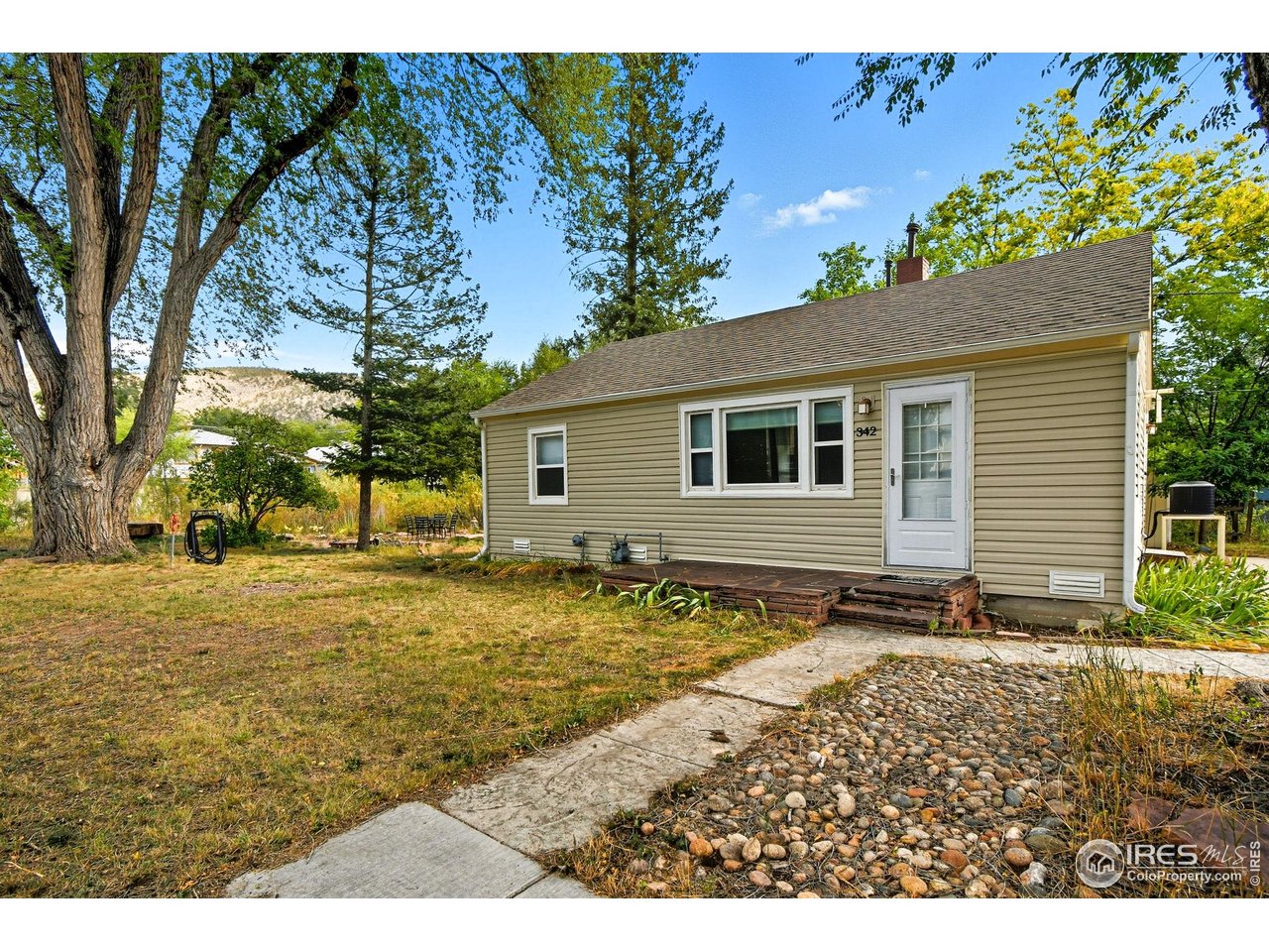 342 4th Avenue Lyons, CO 80540 - Photo 37 of 37 a backyard of a house