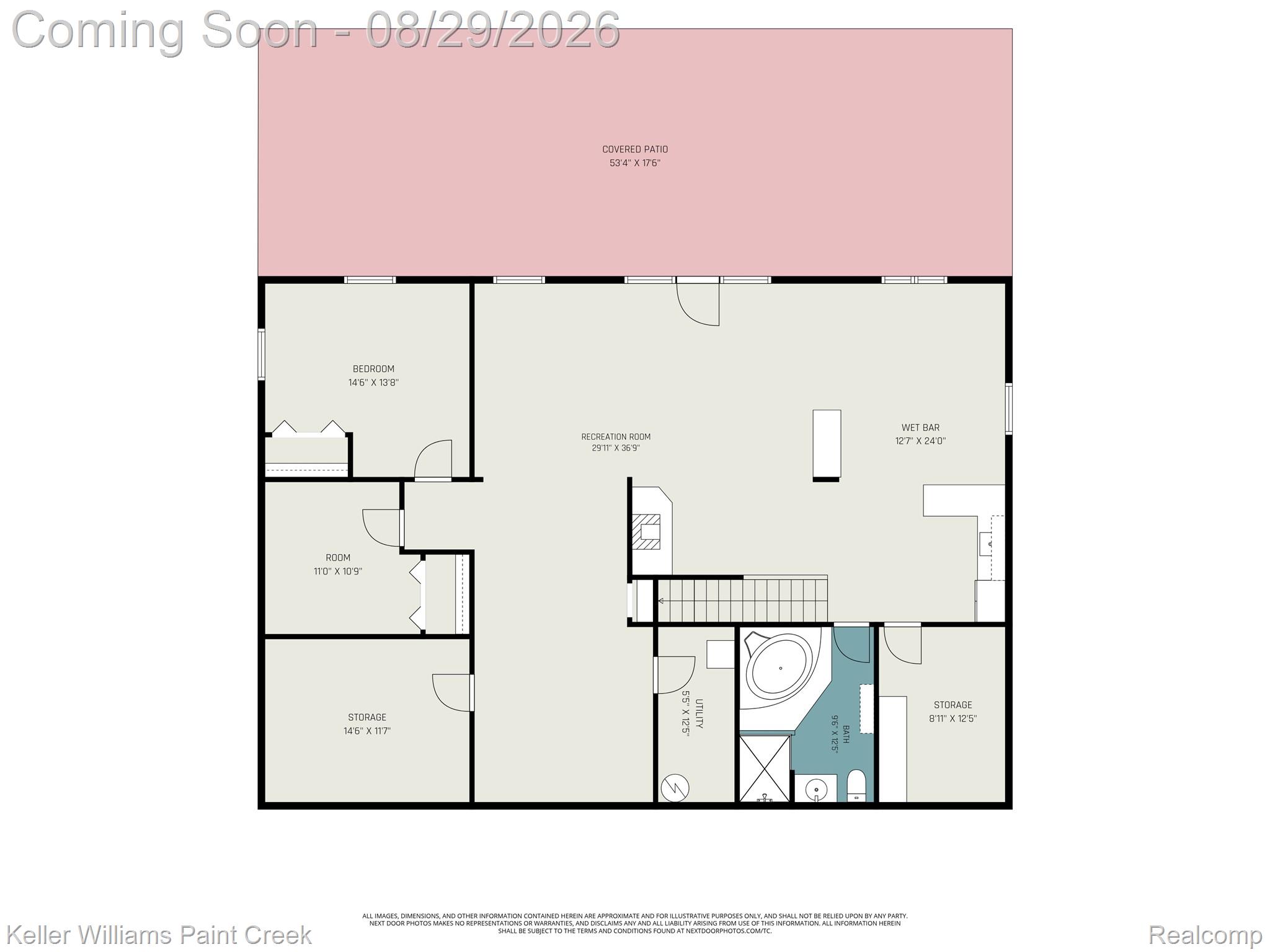 5263 Diehl Road Metamora, MI 48455 - Photo 31 of 31 Basement floor plan.