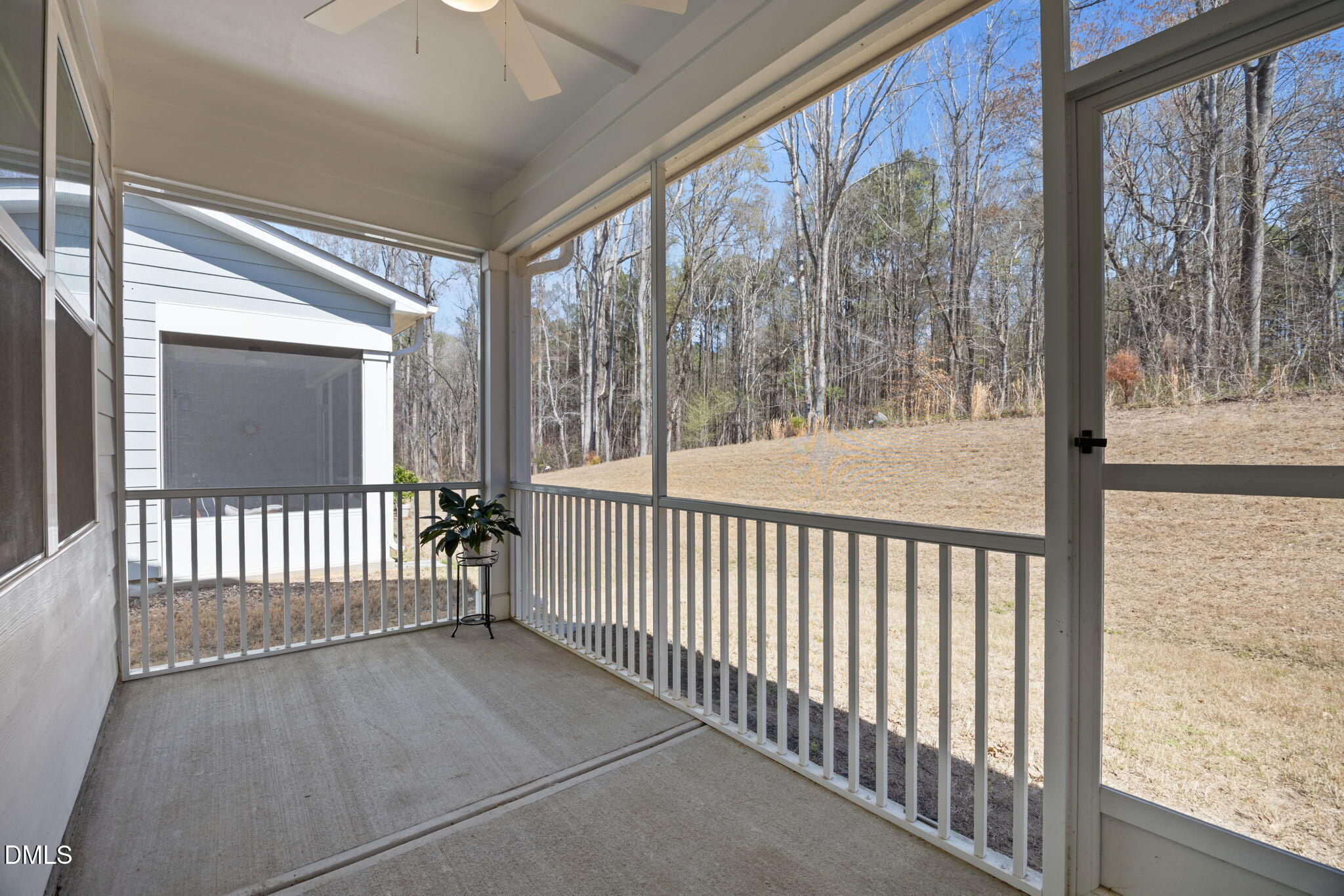 162 Desert Sand Lane Raleigh, NC 27610 - Photo 22 of 33 a view of a porch with wooden floor