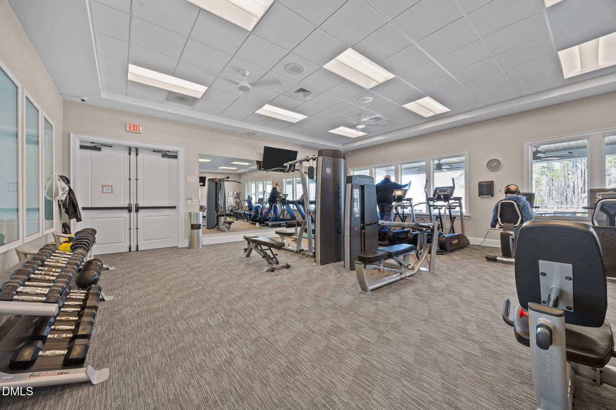 162 Desert Sand Lane Raleigh, NC 27610 - Photo 31 of 33 a view of a room with gym equipment