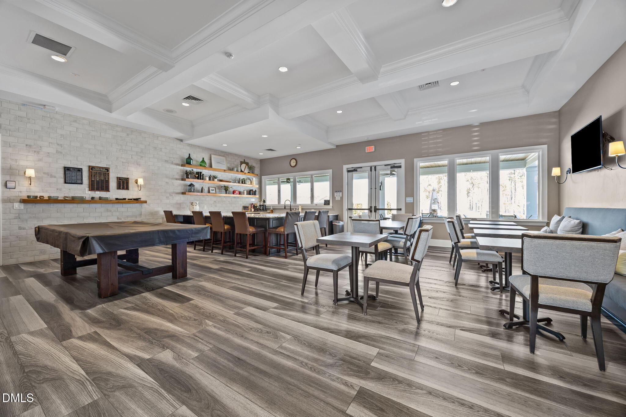 162 Desert Sand Lane Raleigh, NC 27610 - Photo 33 of 33 a living room with lots of furniture and view of kitchen