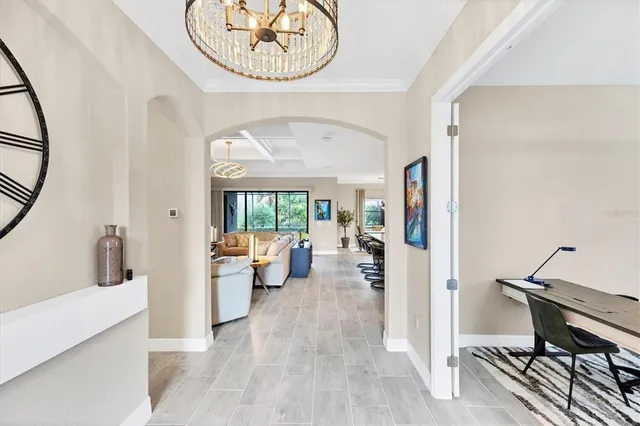 a view of a street from a balcony