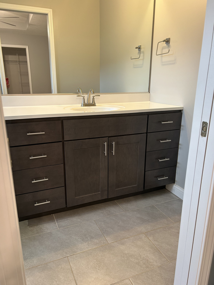 35 Winding Way Bloomington, IL 61705 - Photo 8 of 9 a bathroom with a sink vanity and a mirror