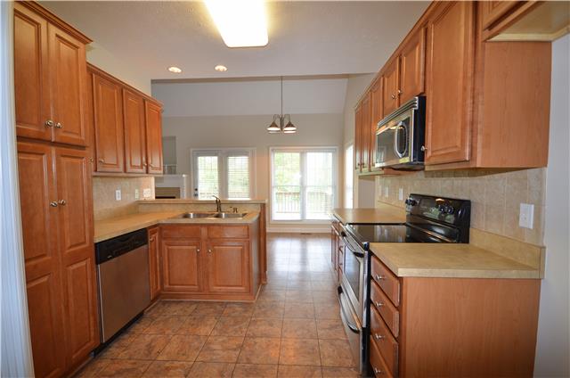 Kitchen with lots of cabinet space and stainless steel appliances