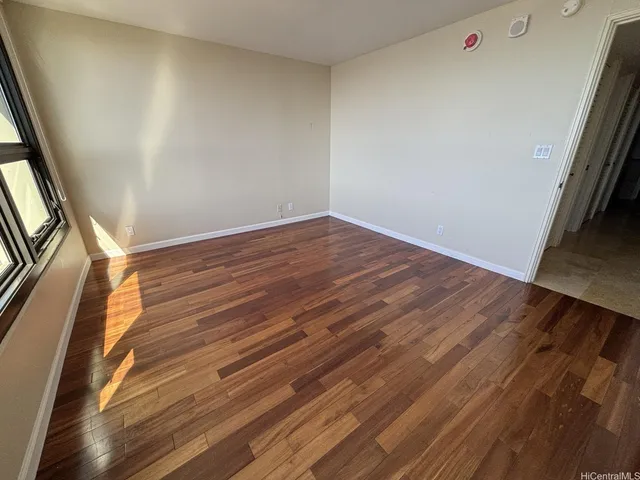 wooden floor in an empty room