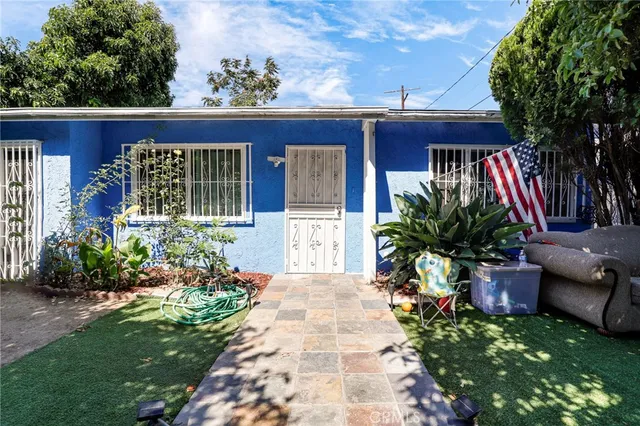 a front view of a house with a porch
