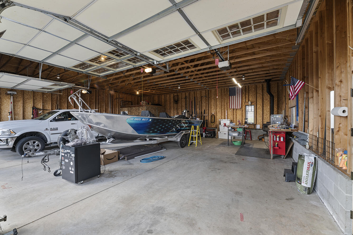 1052 Holcomb Springs Road Gold Hill, OR 97525 - Photo 16 of 65 Workshop Space with Concrete Floor and Power and Wood Stove
