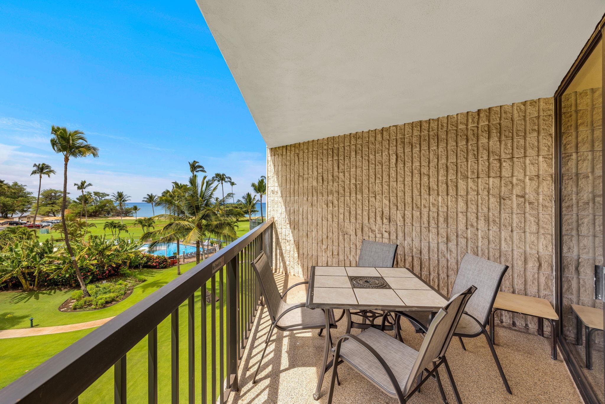 1032 South Kihei Road, Unit A412 Kihei, HI 96753 - Photo 14 of 43 a view of a balcony with furniture