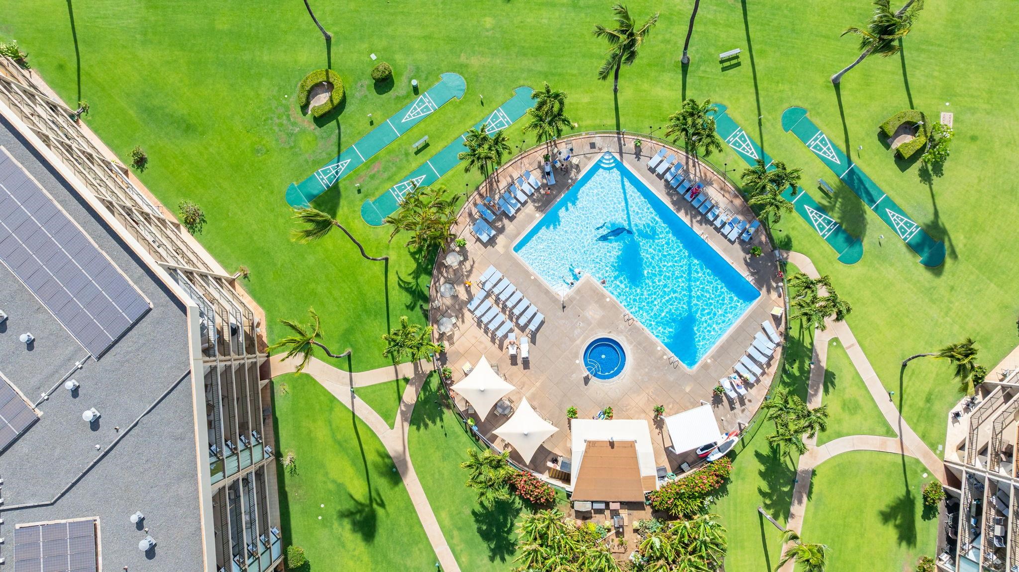 1032 South Kihei Road, Unit A412 Kihei, HI 96753 - Photo 39 of 43 a bird view of a garden