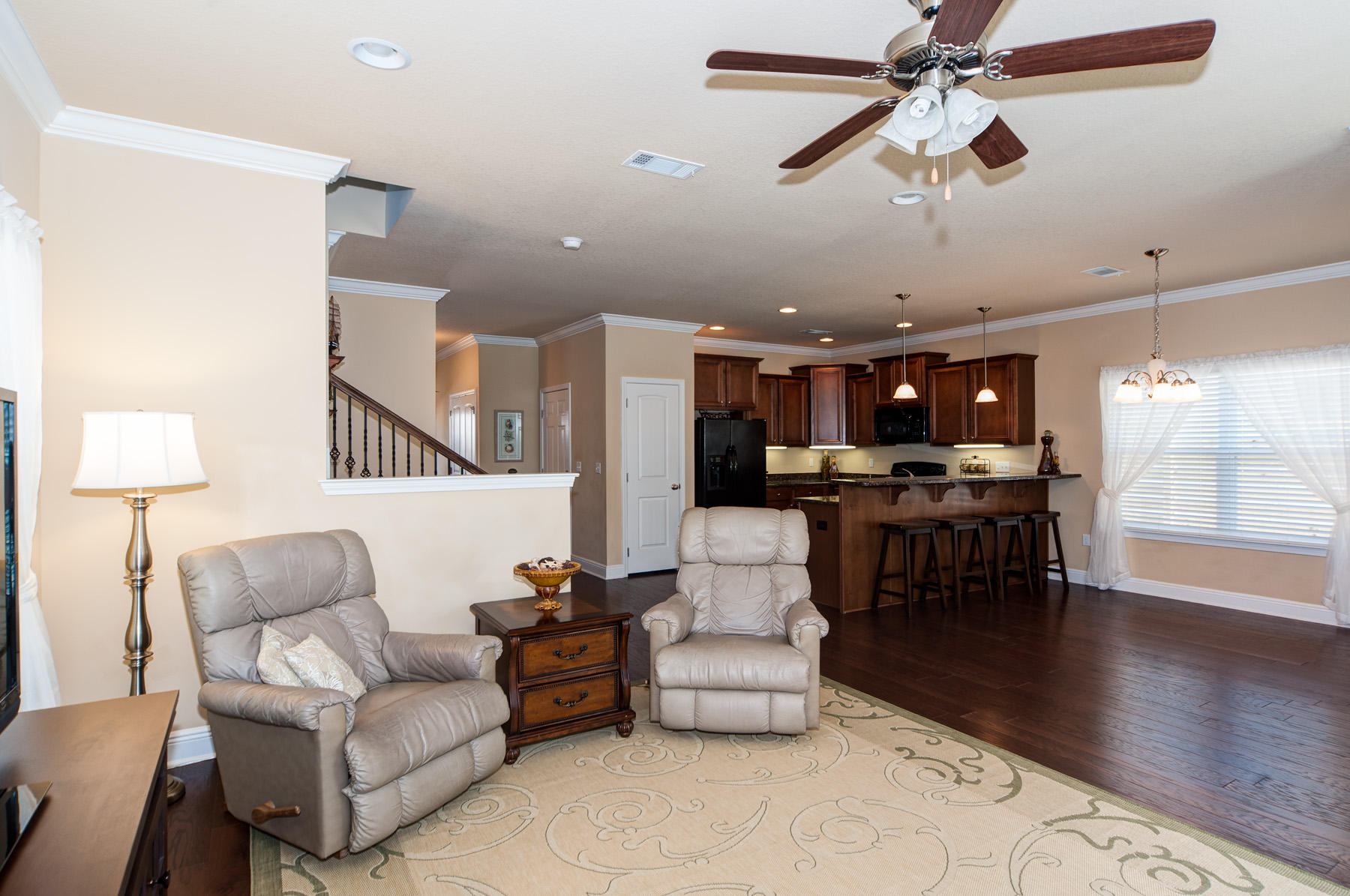 14 Barbados Lane Inlet Beach, FL 32461 - Photo 12 of 22 a living room with furniture and kitchen view