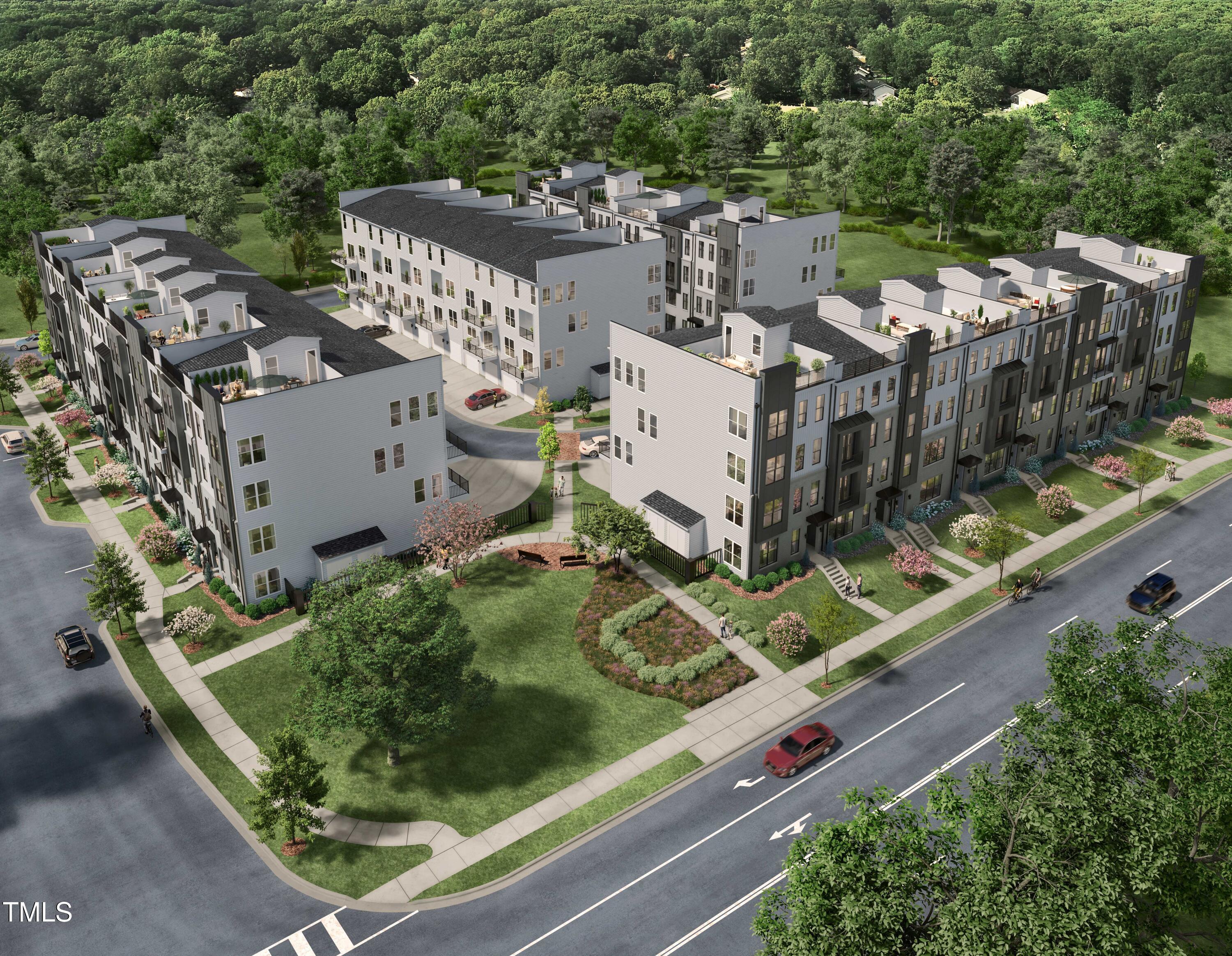 509 Kildaire Farm Road, Unit 302 Cary, NC 27511 - Photo 10 of 10 SOCA 56 Neighborhood Rendering