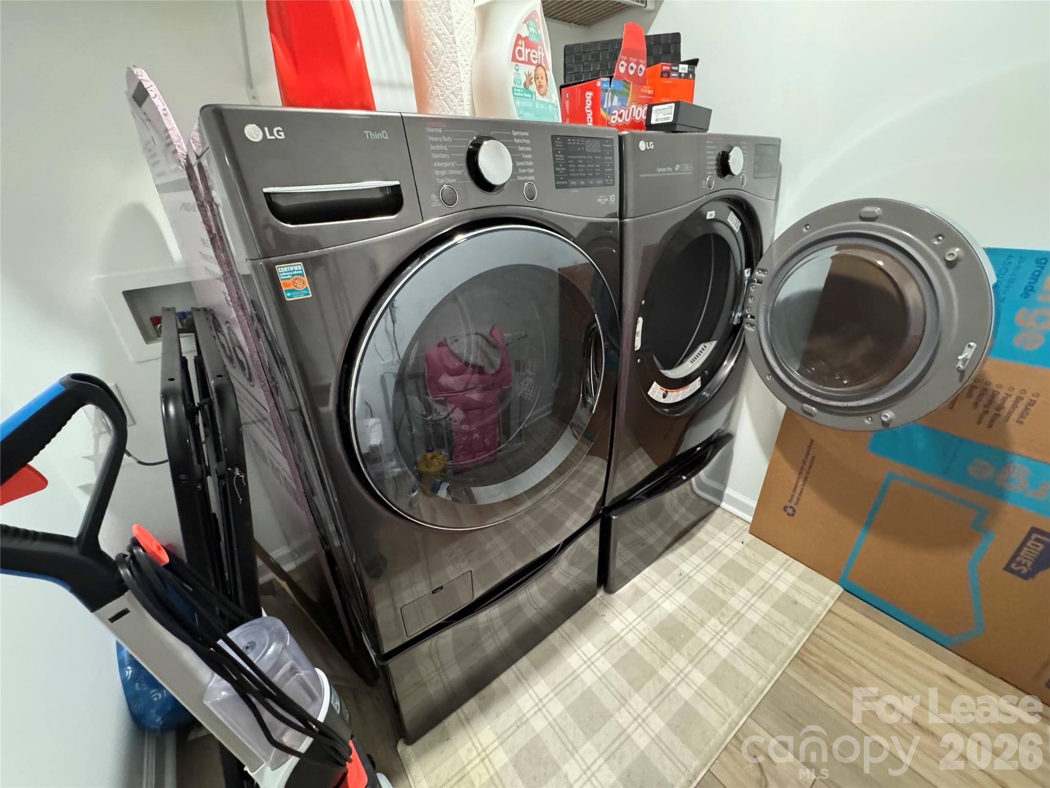 1266 Nesters Store Place Southwest Concord, NC 28027 - Photo 22 of 30 a utility room with dryer and washer