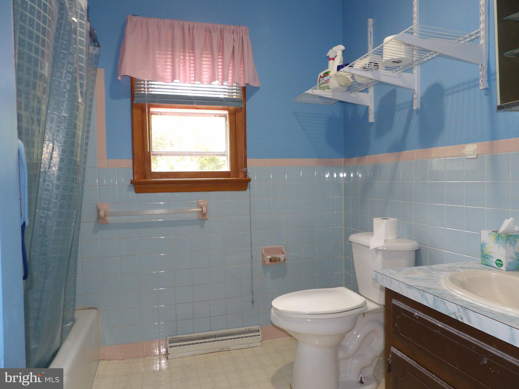 1045 Lockport Road Lewistown, PA 17044 - Photo 11 of 51 Charming blue-tiled bathroom retreat.