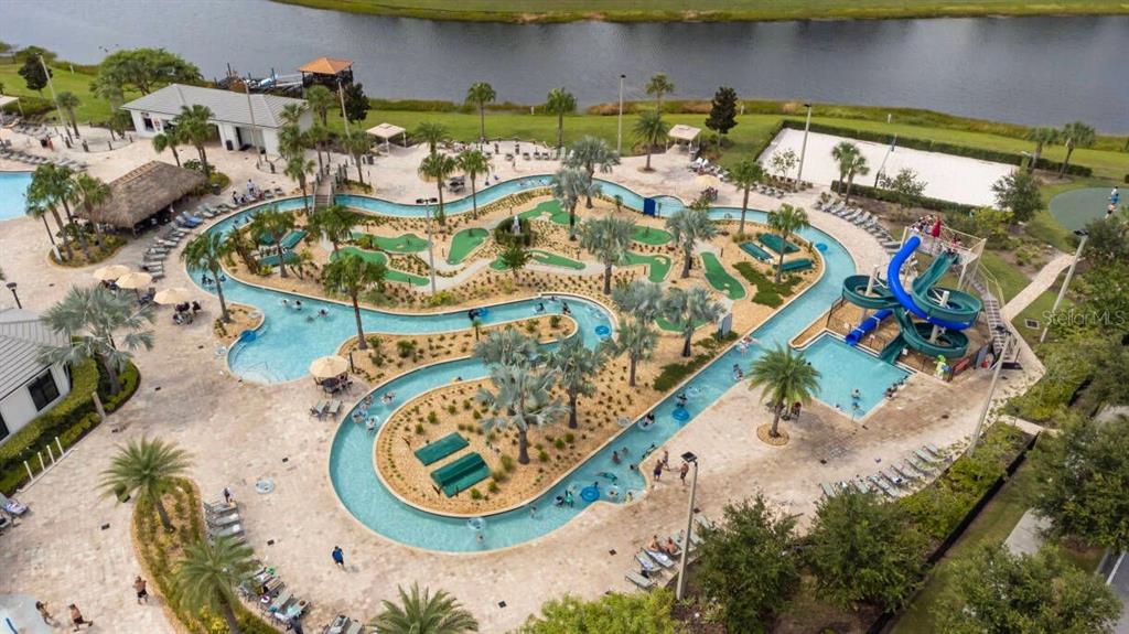 4541 Target Boulevard Kissimmee, FL 34746 - Photo 11 of 33 an aerial view of a swimming pool with a yard and sitting area