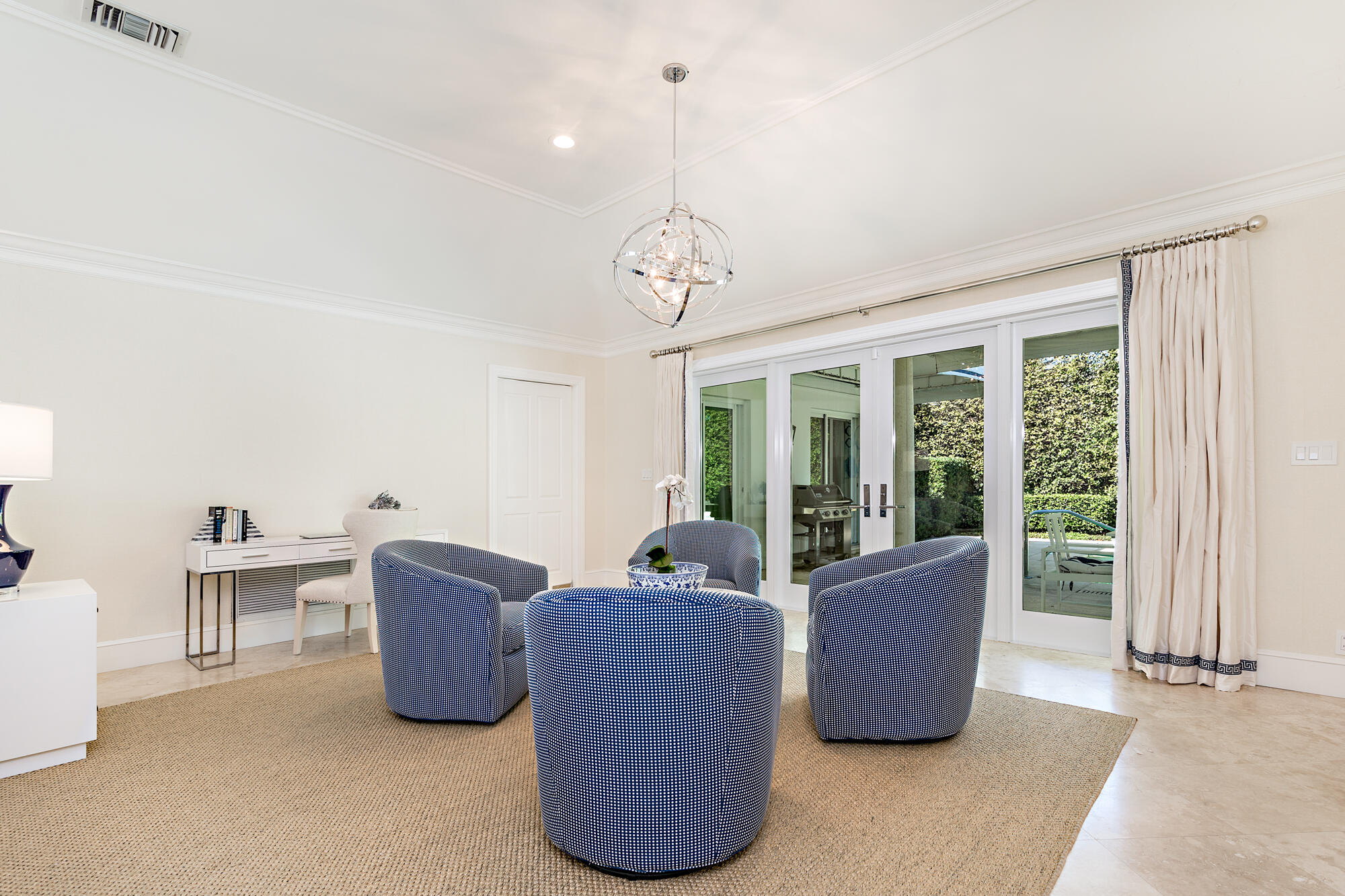 273 List Road Palm Beach, FL 33480 - Photo 5 of 26 a view of a livingroom with furniture and windows