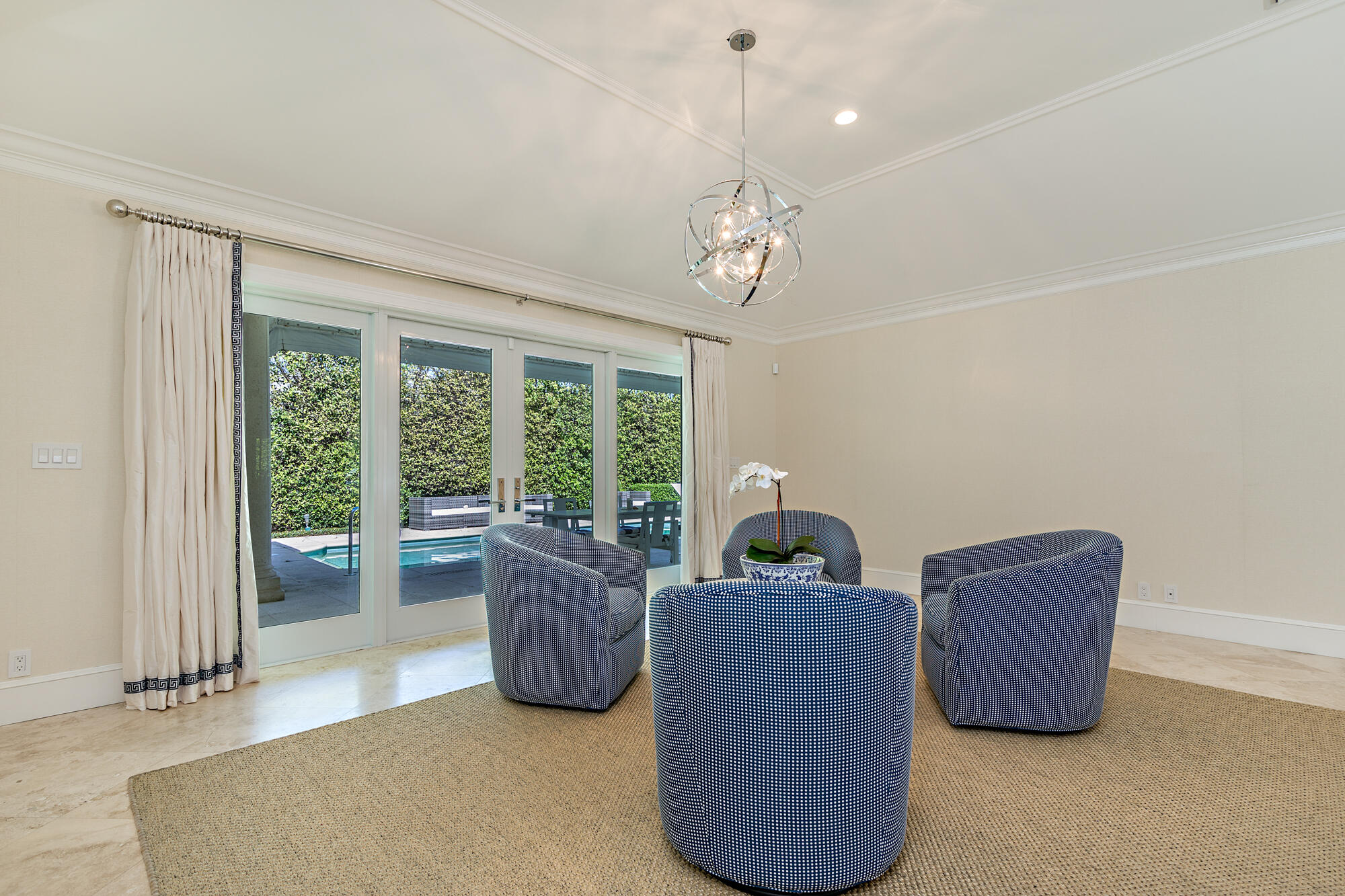 273 List Road Palm Beach, FL 33480 - Photo 6 of 26 a living room with furniture and a window