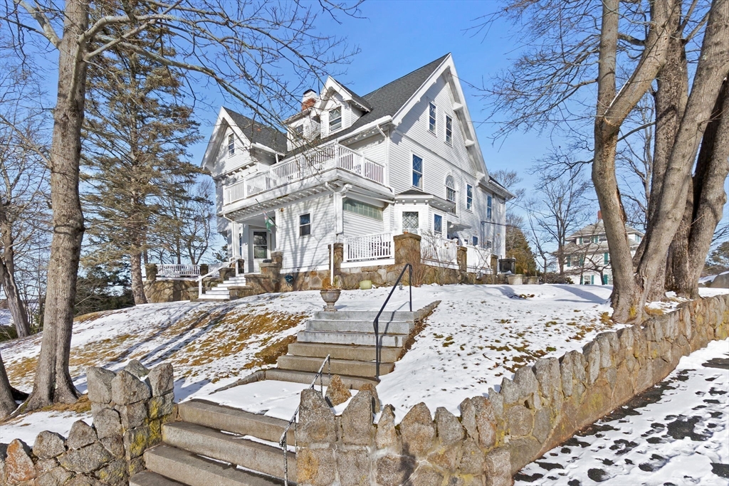 28 Columbus Avenue, Unit 4 Beverly, MA 01915 - Photo 2 of 25 a view of a house with snow on the floor