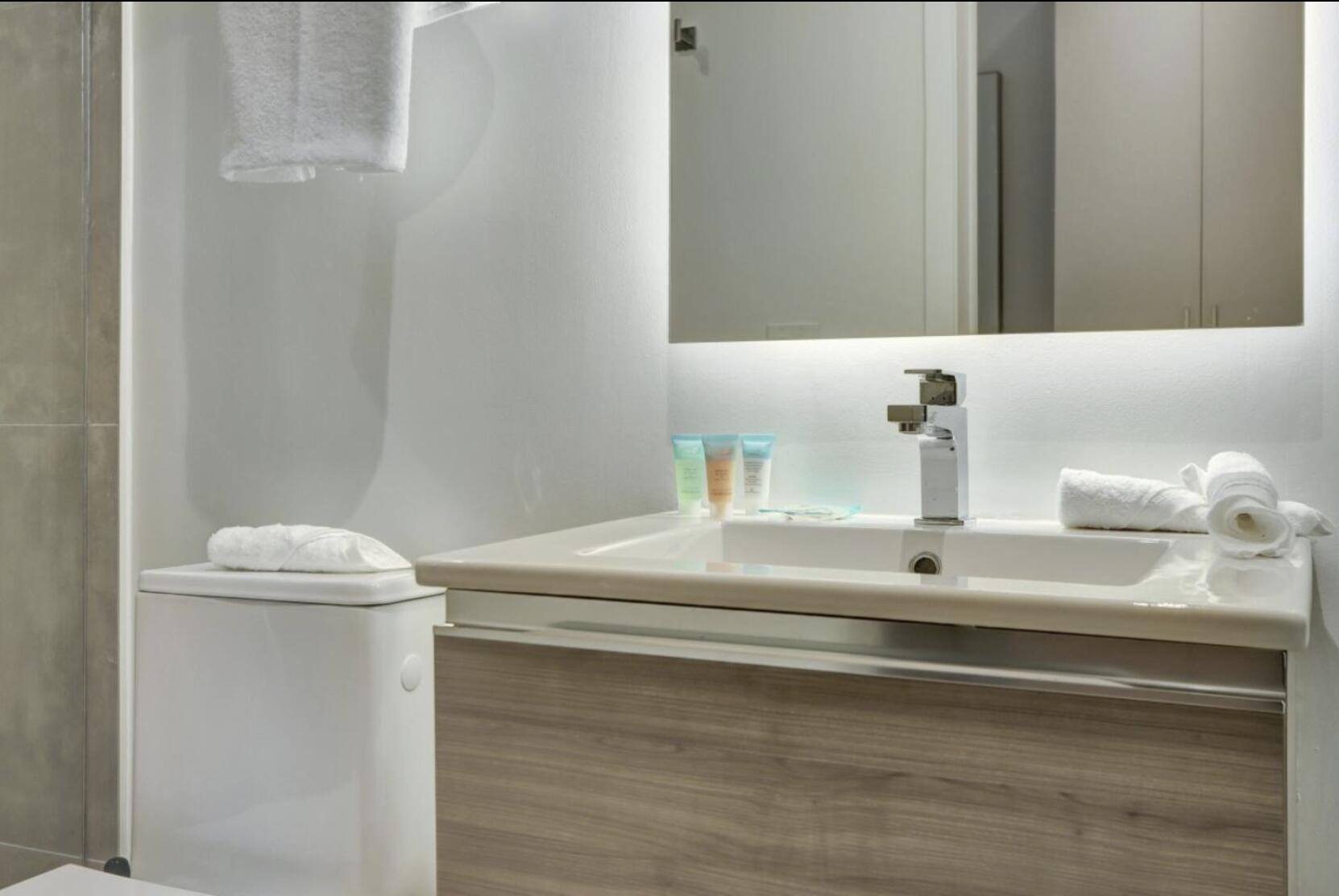 229 Southwest 9th Street, Unit 201 Miami, FL 33130 - Photo 13 of 21 a bathroom with a sink and a toilet