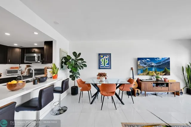 a view of balcony with furniture