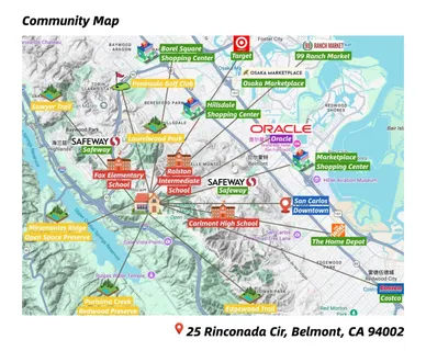 $1,950,000 | 25 Rinconada Circle, Belmont, CA 94002