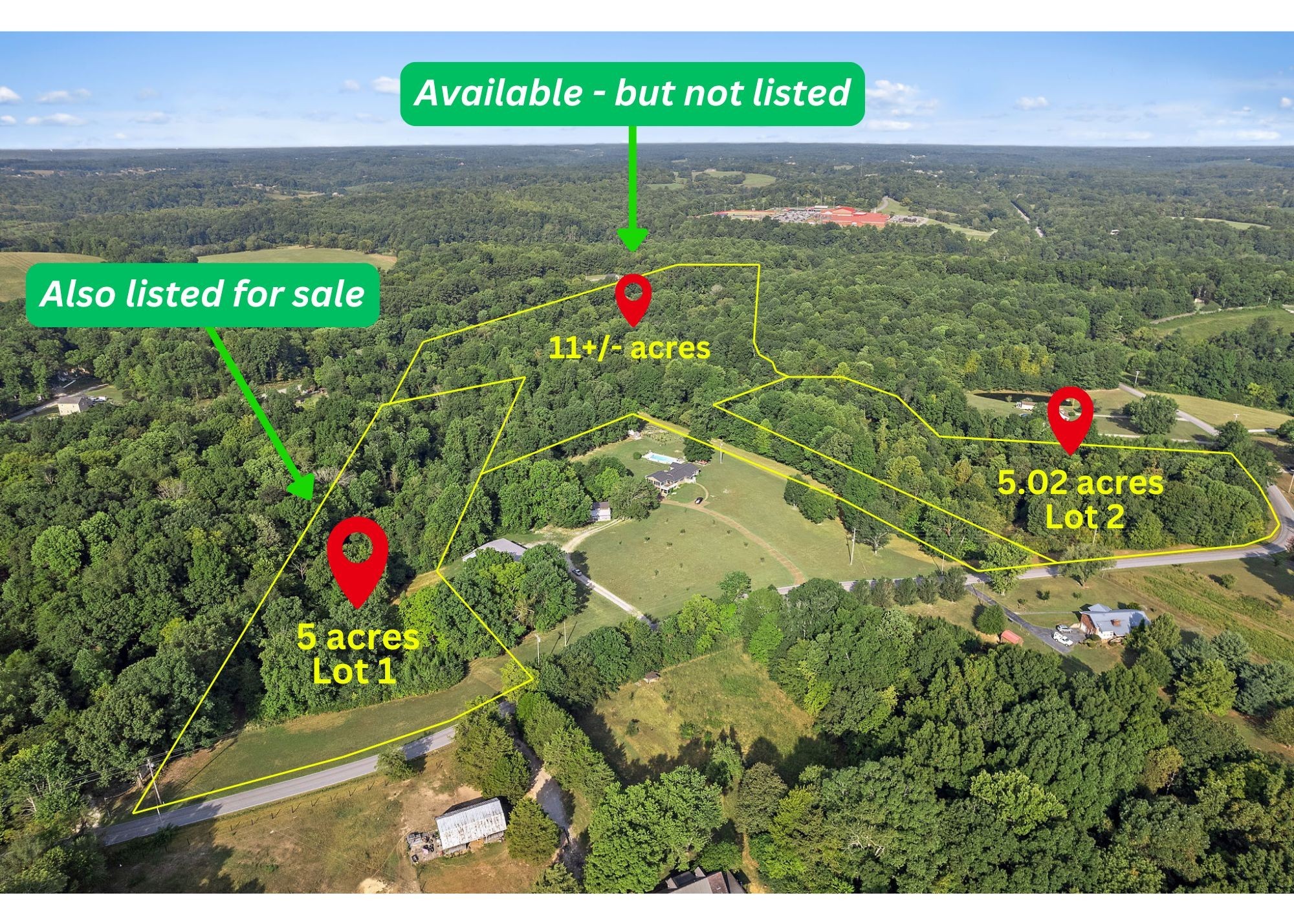 2 Old County House Road White Bluff, TN 37187 - Photo 7 of 8 a view of a sign board with a small yard