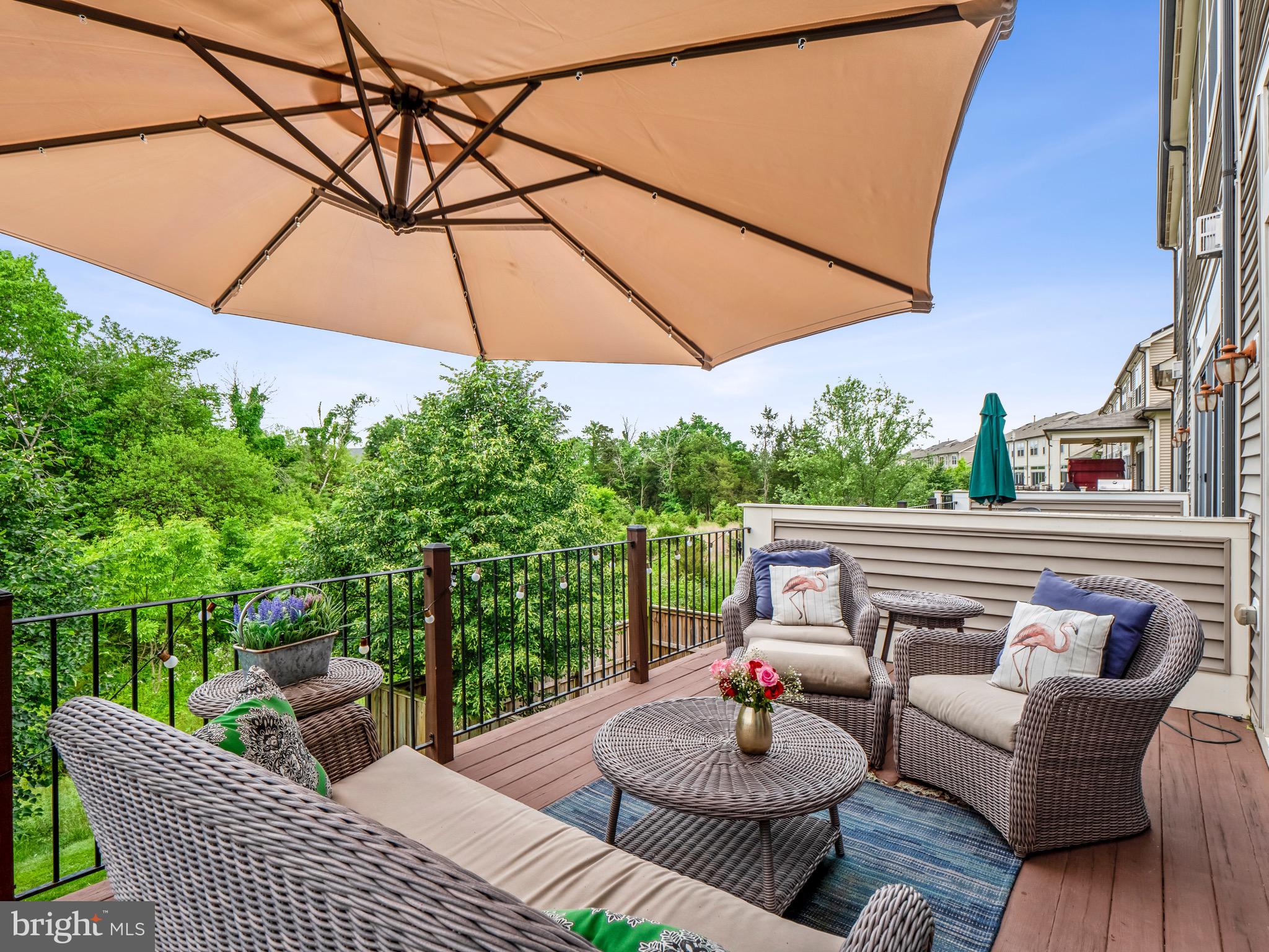 23366 Evening Primrose Square Brambleton, VA 20148 - Photo 10 of 28 a view of a patio on the roof deck