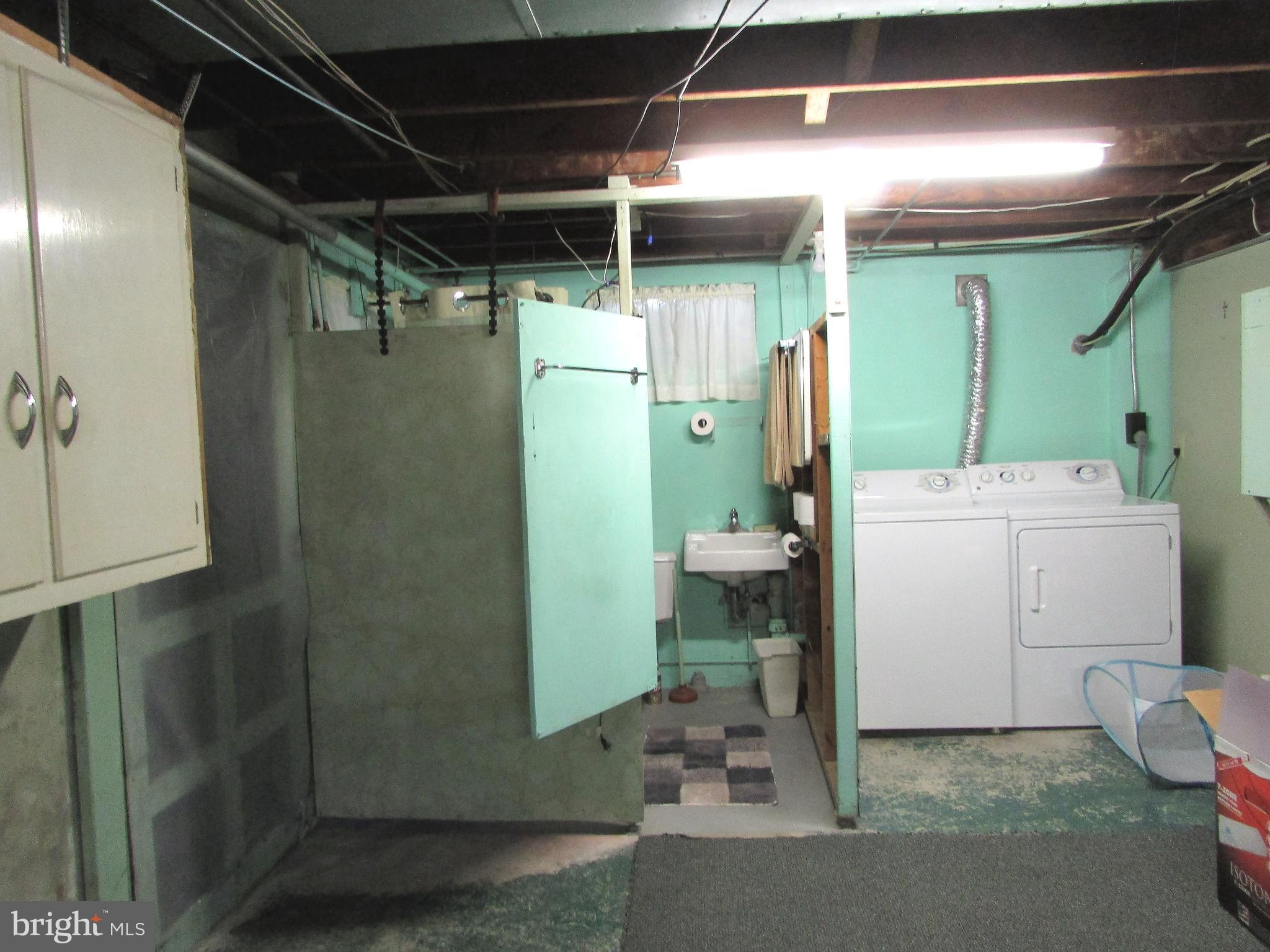 23 Valley Road Reading, PA 19610 - Photo 17 of 25 Lower Level Bathroom and Laundry