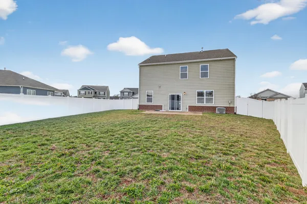 a bird view of a house
