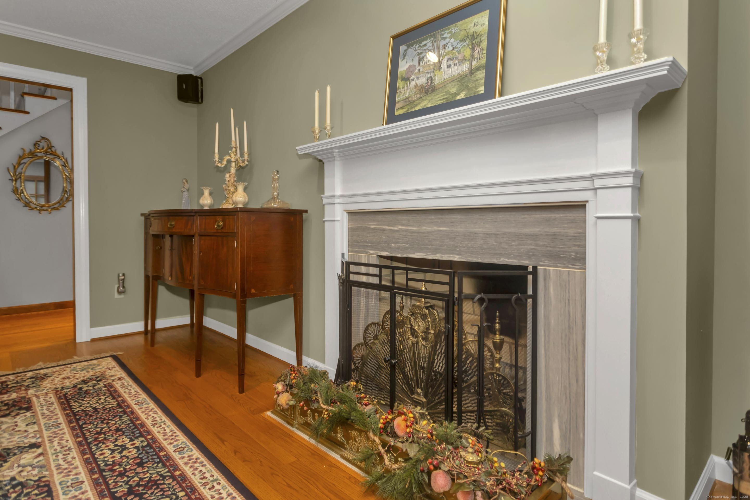 41 Huckleberry Hollow Suffield, CT 06078 - Photo 19 of 40 a view of a livingroom with furniture and a fireplace