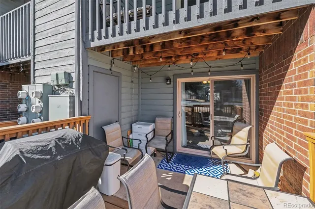 a outdoor space with a patio