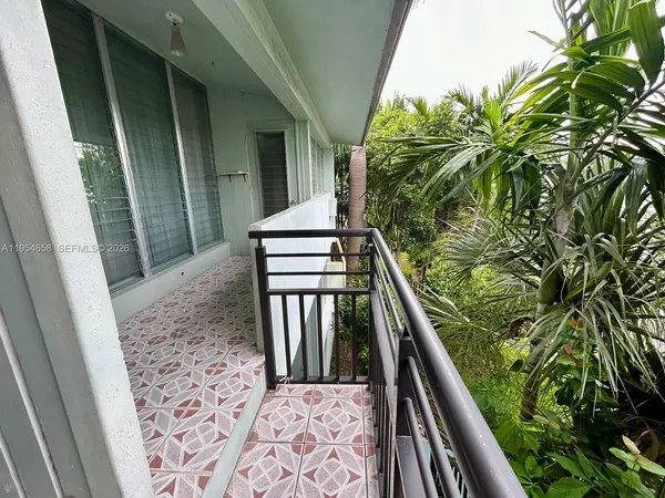 a view of balcony