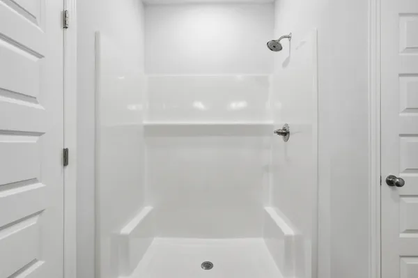 a close up of a bathtub