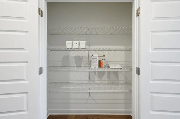 a view of a closet