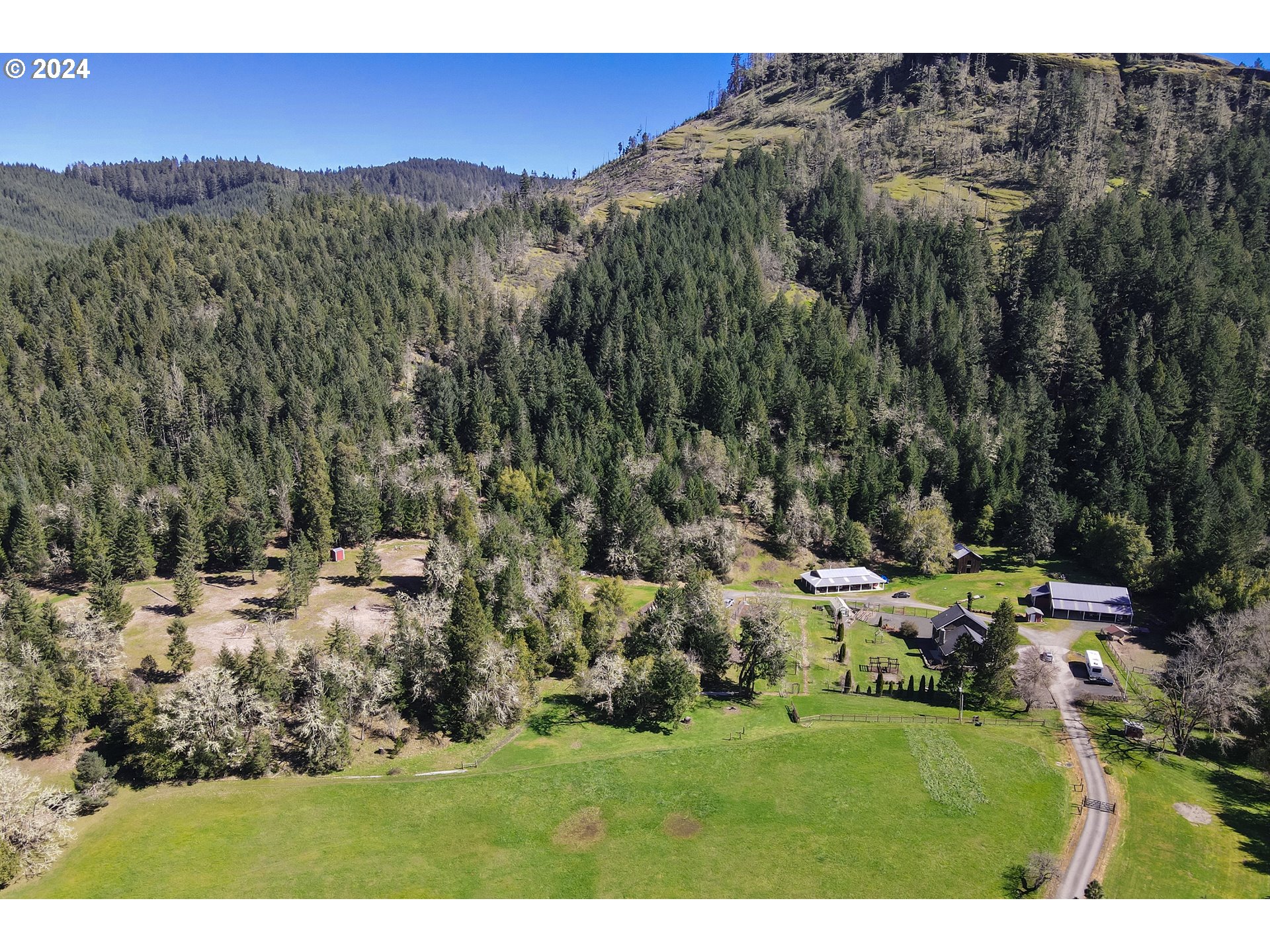 6910 Upper Olalla Road Winston, OR 97496 - Photo 41 of 48 a view of outdoor space with mountain view