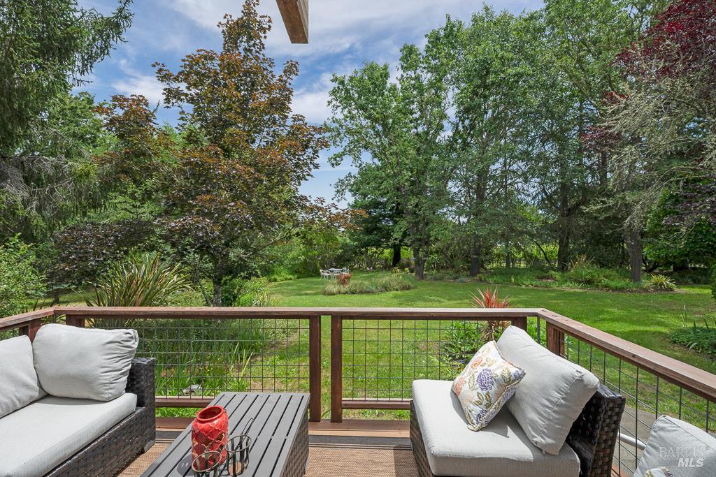 4542 Thomas Road Sebastopol, CA 95472 - Photo 3 of 60 a view of a two chairs in the deck