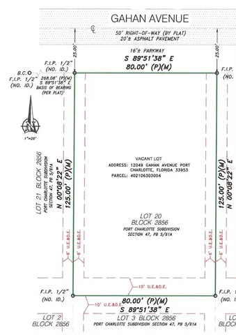 $13,900 | 12049 Gahan Avenue, Port Charlotte, FL 33953