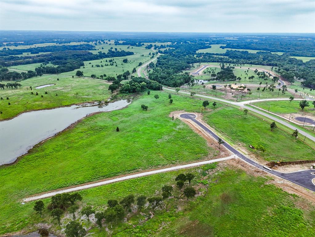 204 Lakeshore Lane Windom, TX 75492 - Photo 29 of 40 Aerial overview of property's location with rural landscape and a large body of water