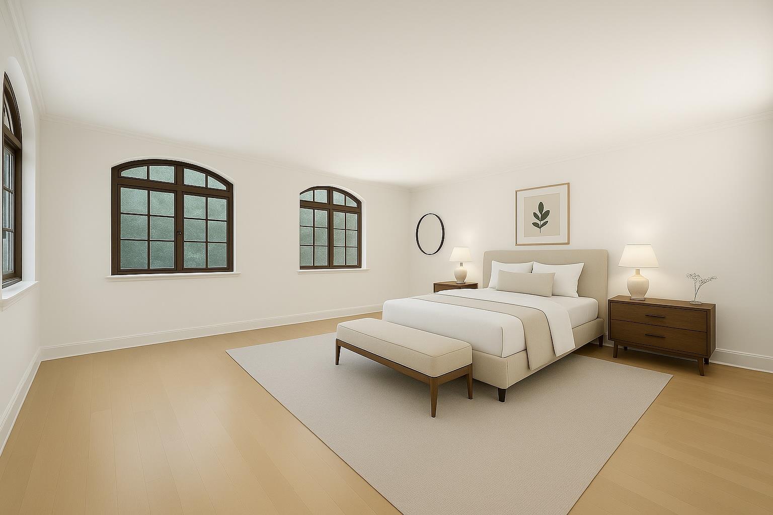 5040 Independence Avenue Bronx, NY 10471 - Photo 14 of 27 a bedroom with a bed and lamp