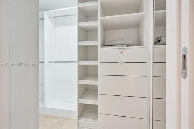 a view of an empty room