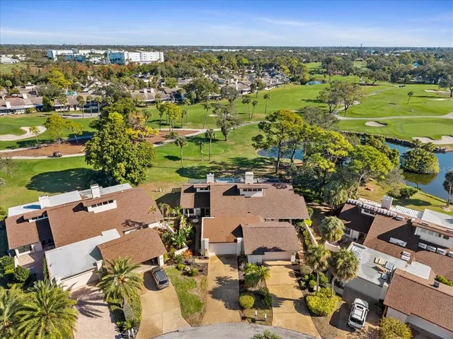 a view of a city with an ocean view